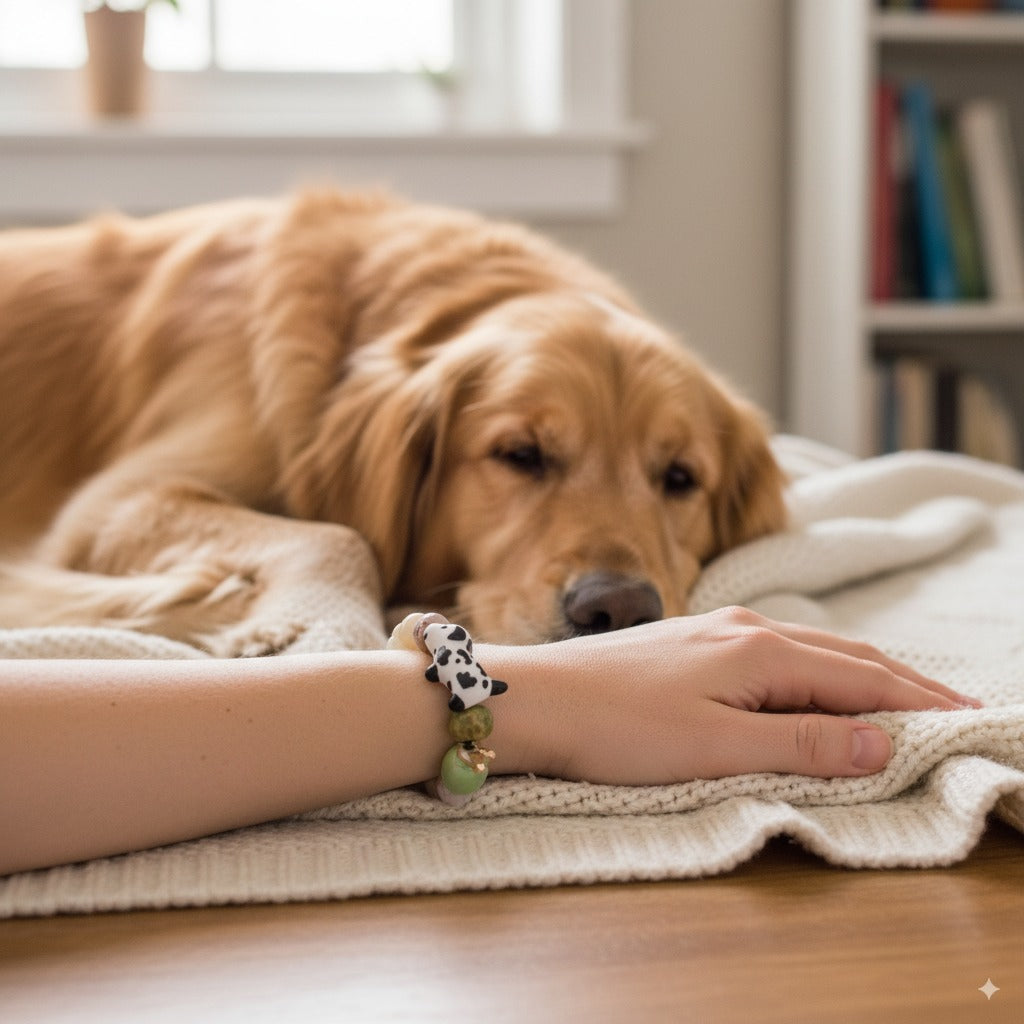 Personalized Pet Memorial Bracelet – Custom Animal Beads | Pet Loss Keepsake Gift