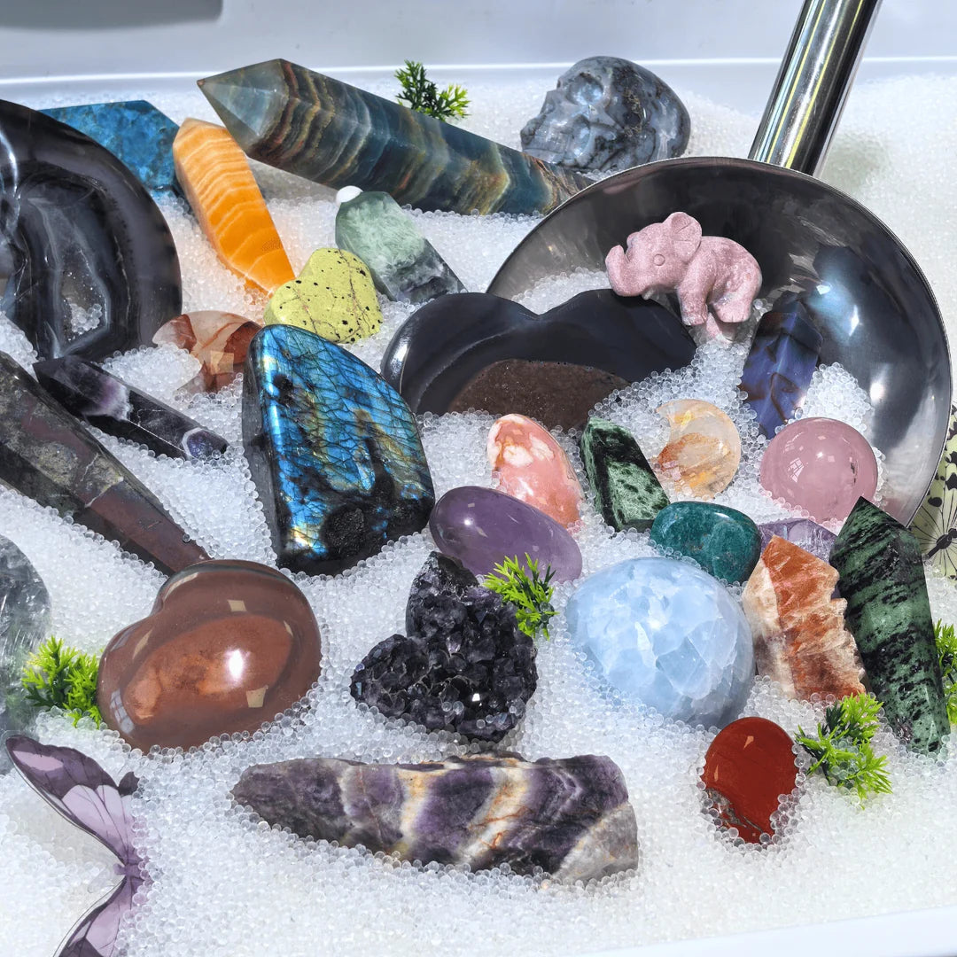 Crystal Abundance Scoop — 100% Certified Natural Crystals
