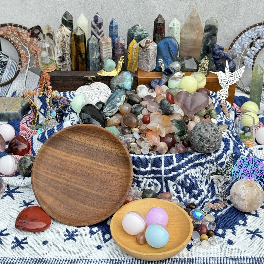 Crystal Abundance Scoop — 100% Certified Natural Crystals
