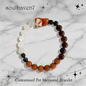 beaded pet bracelet