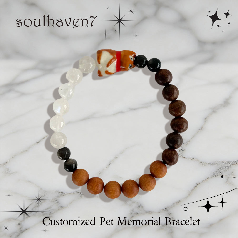 beaded pet bracelet