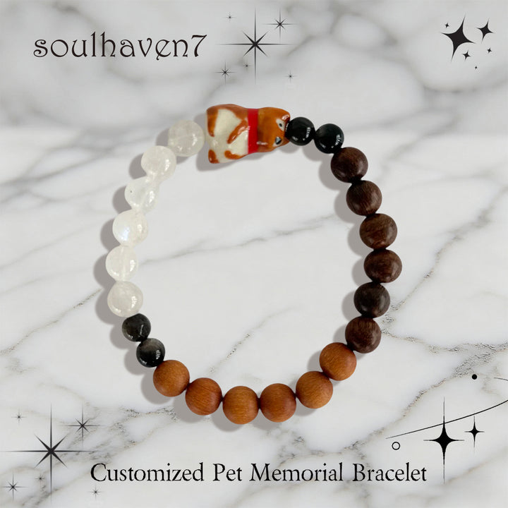 beaded pet bracelet