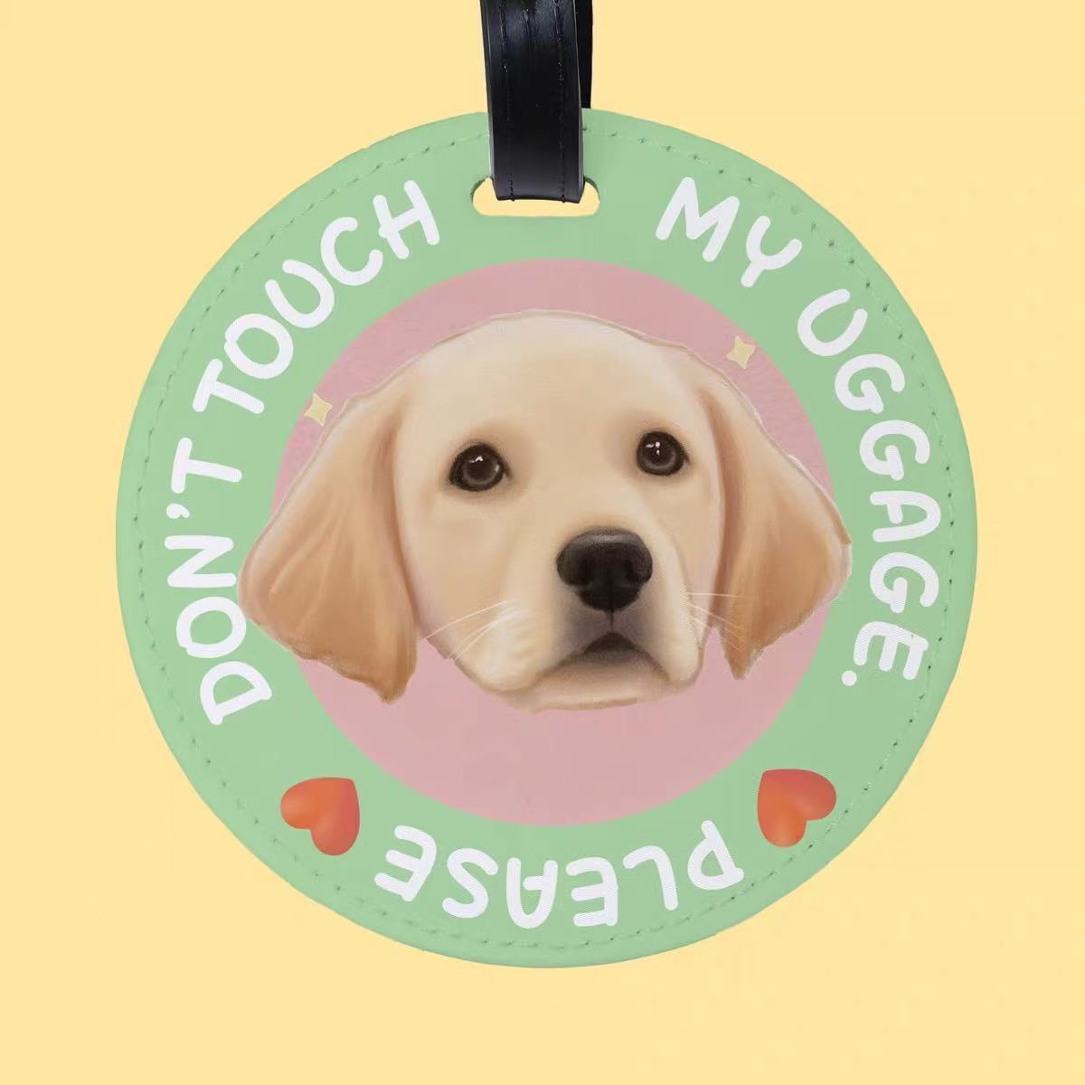 Custom Pet Luggage Tag Travel Boarding Pass Cat Dog Accessory Gift Bag Charm Creative Gift Diy