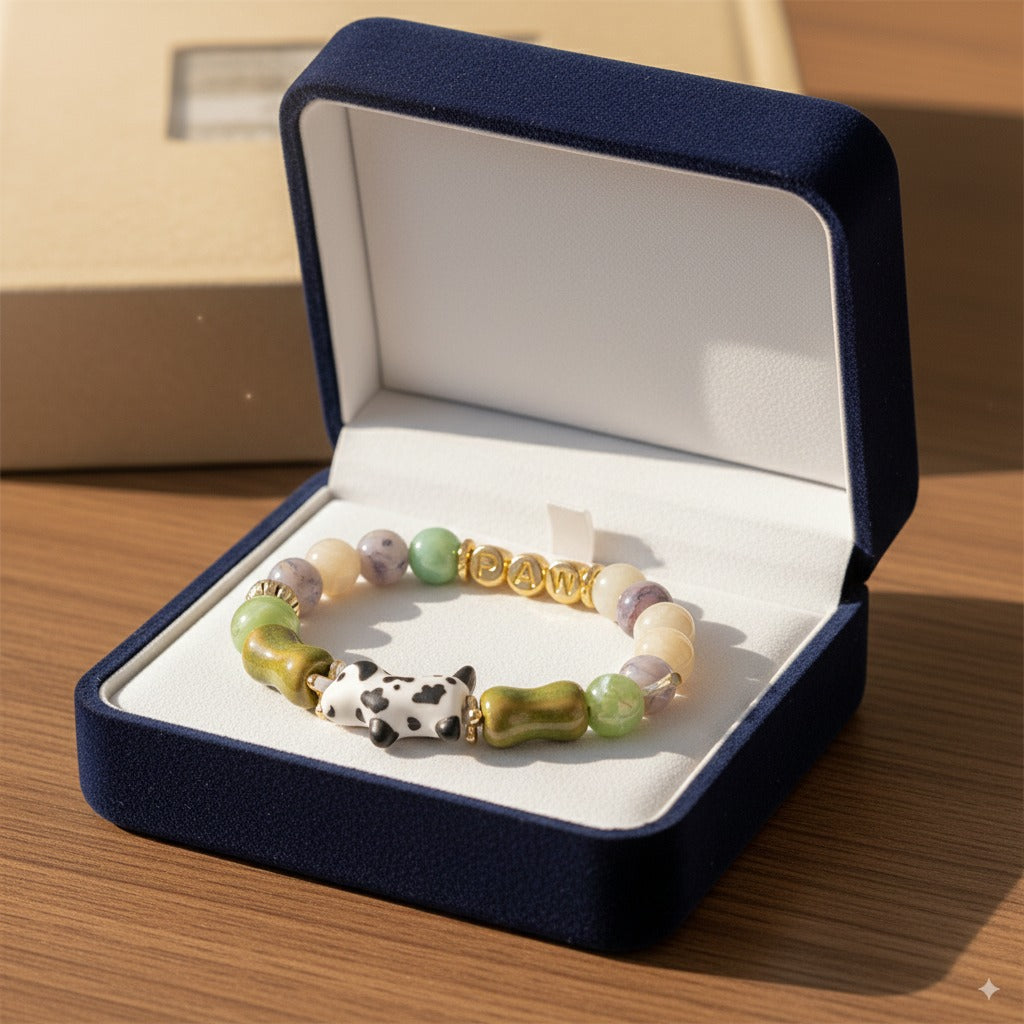 Personalized Pet Memorial Bracelet – Custom Animal Beads | Pet Loss Keepsake Gift
