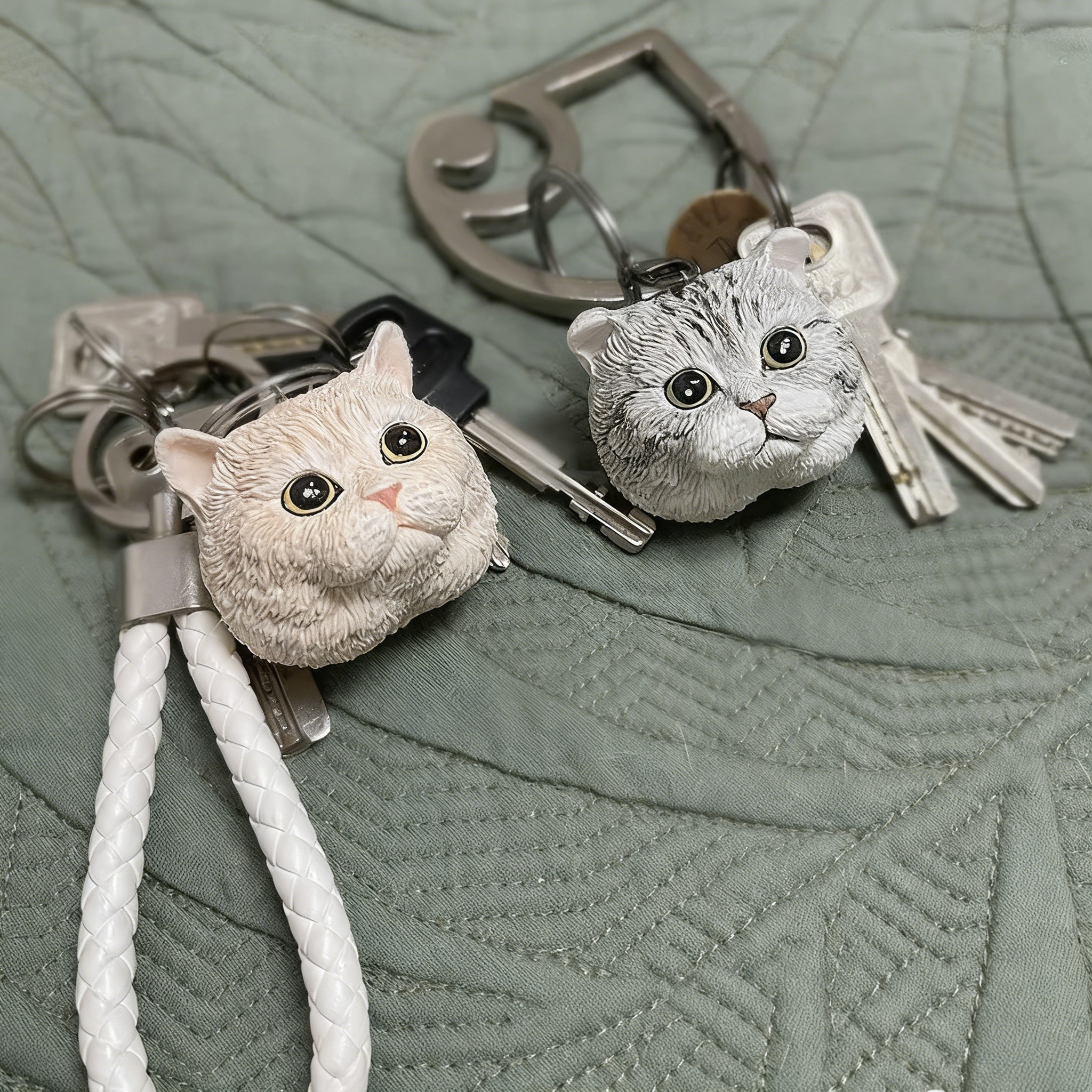 Handmade 3D Custom Pet Bust Refrigerator Magnet - Personalized Dog Cat Memorial Gift for Pet Lovers & Home Decor