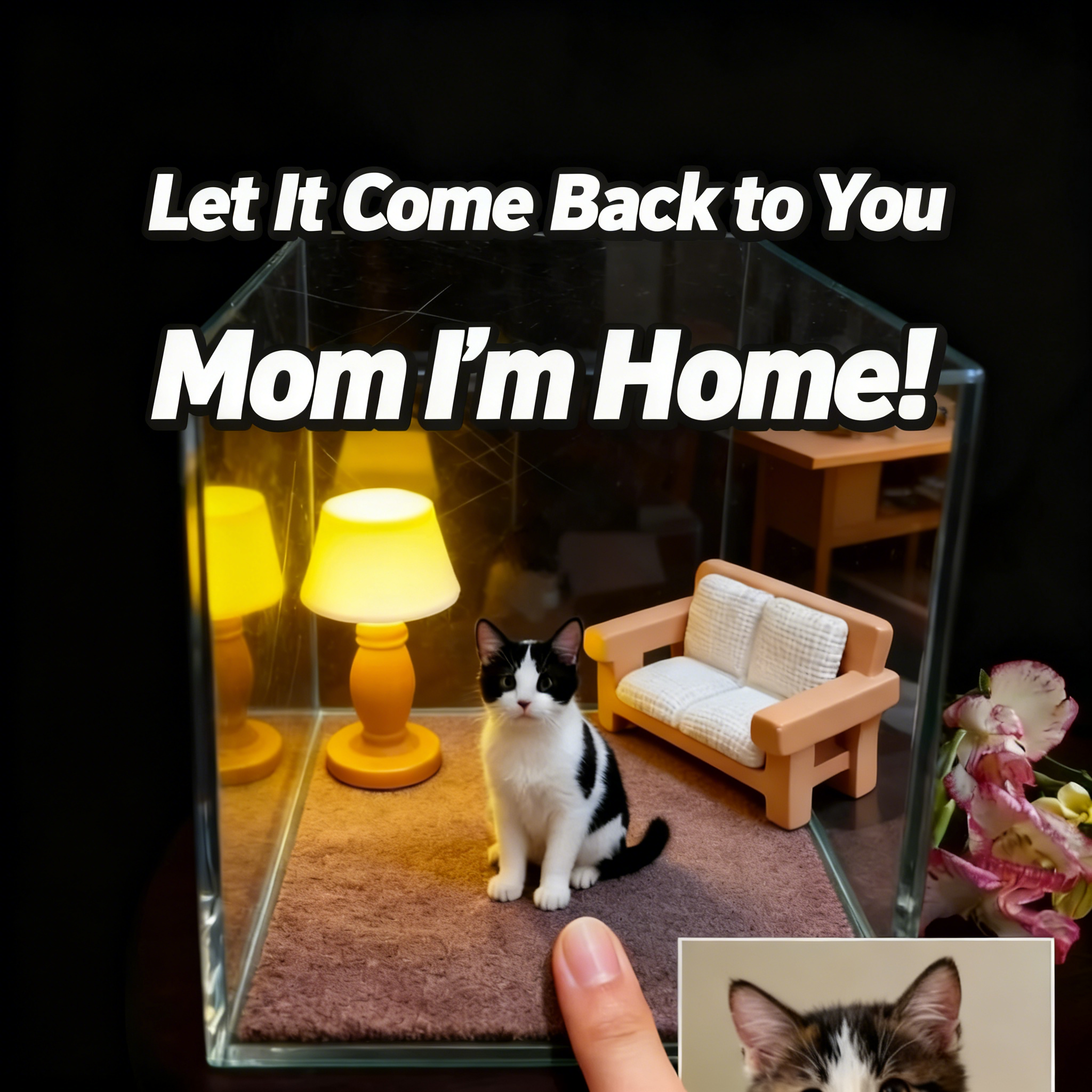 Pet Hologram Interactive Memorial Box - 3D Holographic Projector to Keep Your Pet's Memory Alive Forever