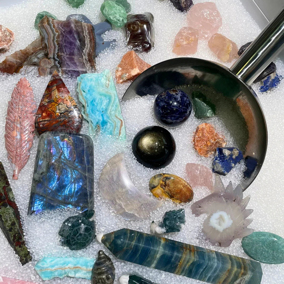 Crystal Abundance Scoop — 100% Certified Natural Crystals