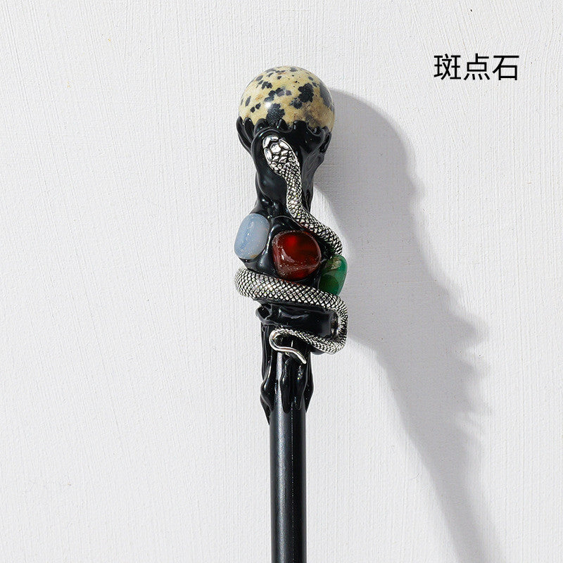 Magic Crystal Fairy Wand, Halloween Party Prop, Must‑Have for Princess and Witch Role‑Play Cosplay