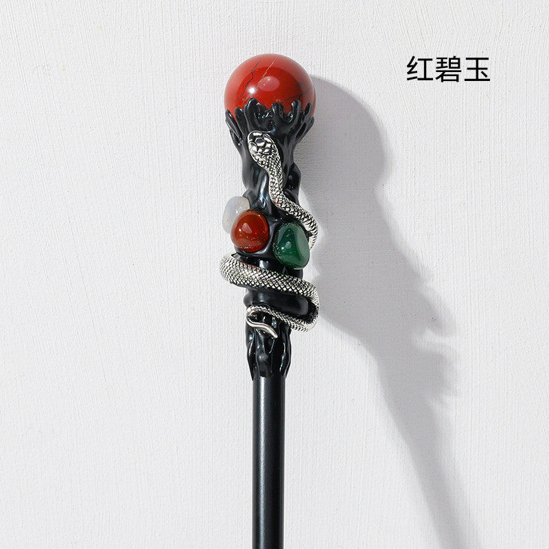 Magic Crystal Fairy Wand, Halloween Party Prop, Must‑Have for Princess and Witch Role‑Play Cosplay
