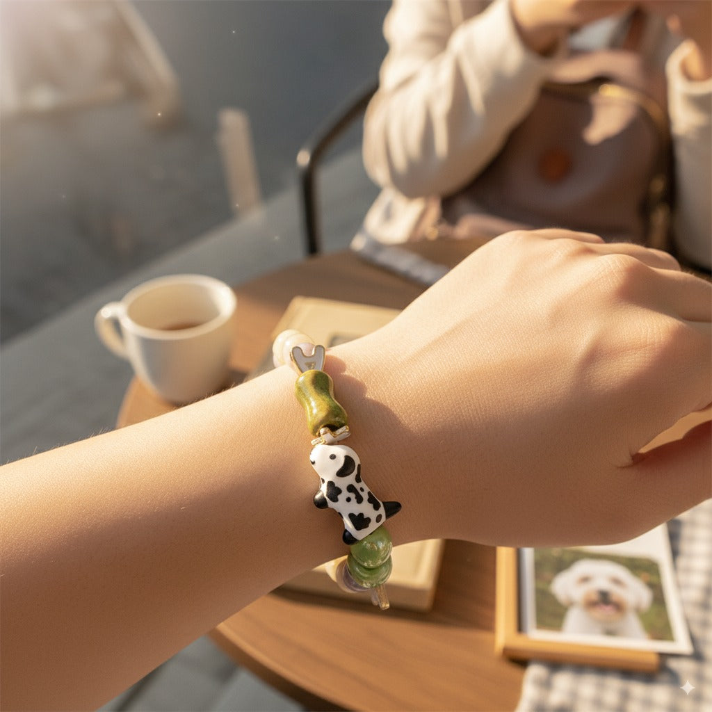 Personalized Pet Memorial Bracelet – Custom Animal Beads | Pet Loss Keepsake Gift