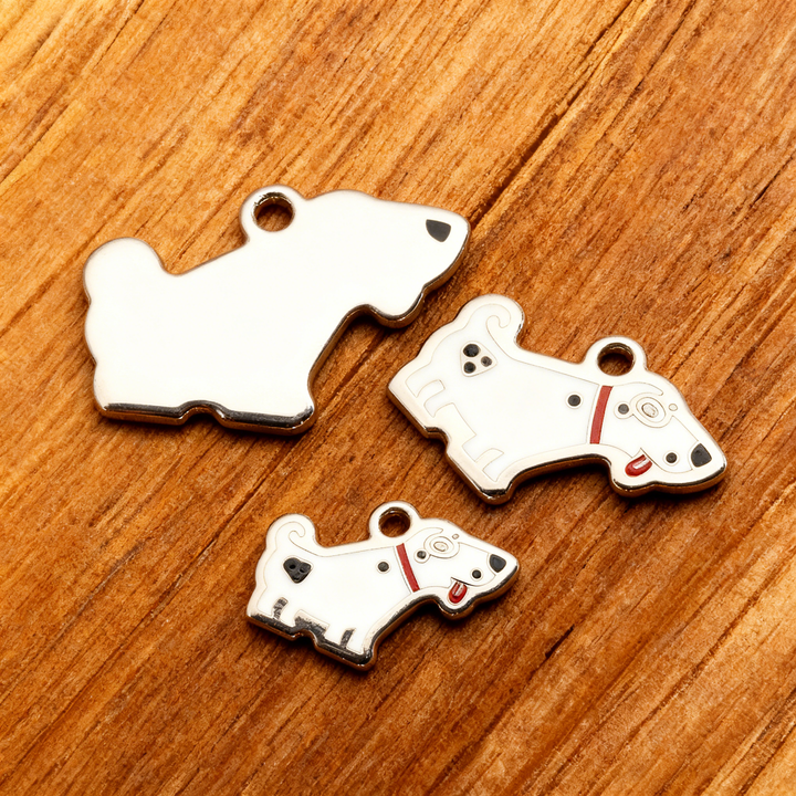 Durable & Customizable Pet ID Tag - High-quality Stainless Steel Name Tag for Pets, Dogs and Cats, Custom Patterns & Texts