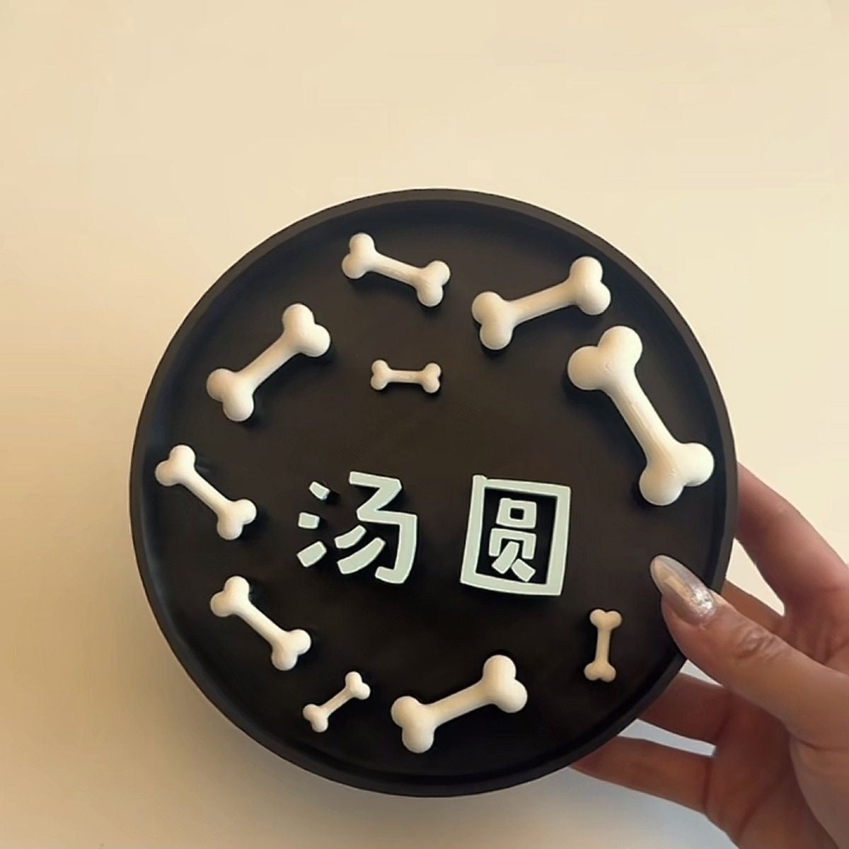 Personalized Slow Feeder Dog Bowl Custom Multi Color Pet Slow Eating Bowl Food Grade PLA 3D Printed Dog Bowl For Pets