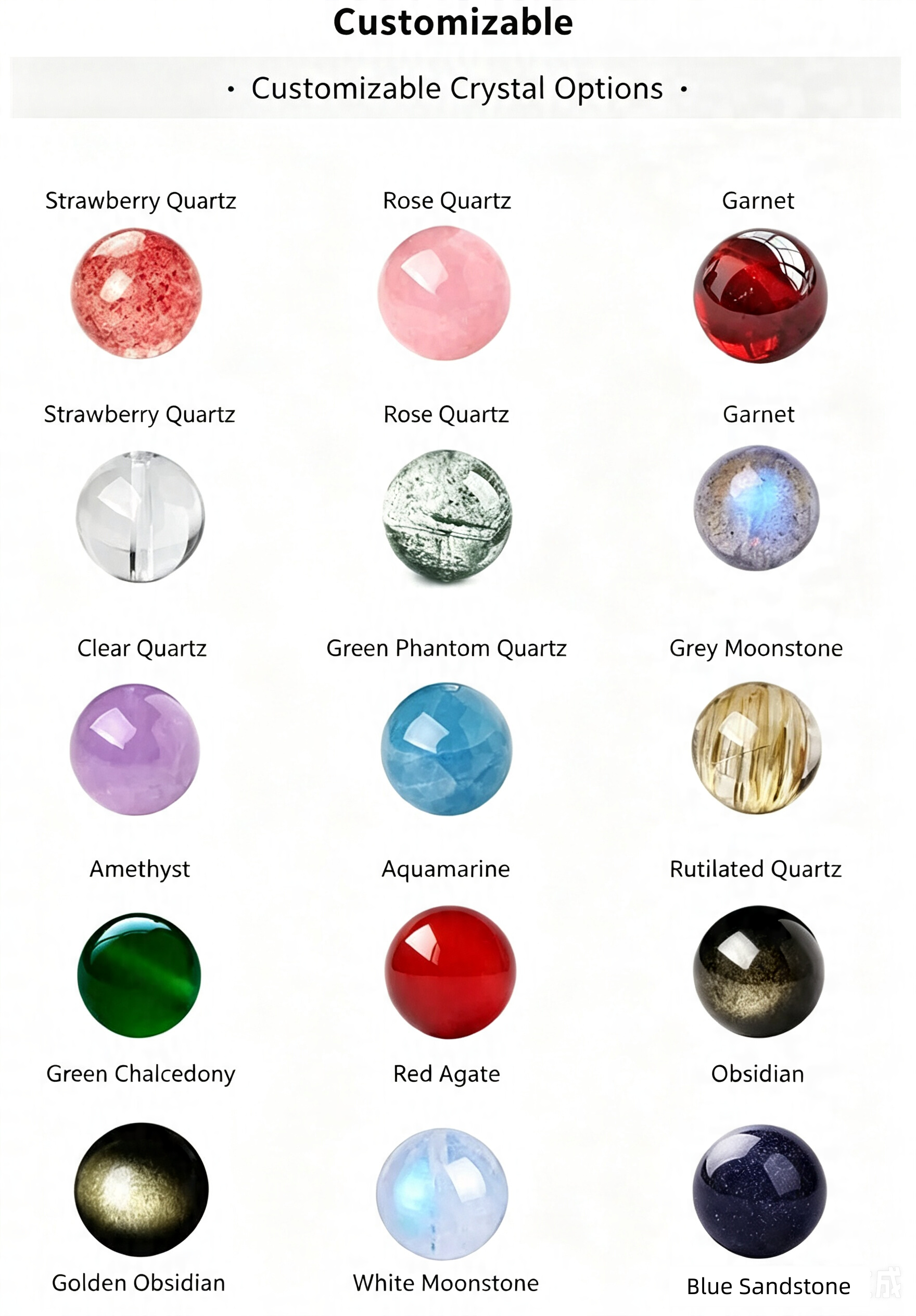 Natural Crystal Sphere Ornament White Pink Purple Crystal Obsidian Tiger Eye Raw Stone Zodiac Animal Mini Crystal Figurine Home Decor Wealth Attraction