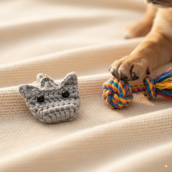 Handmade Crocheted Pet AirPods Case — Heartfelt Keepsake to Carry Your Pet with You