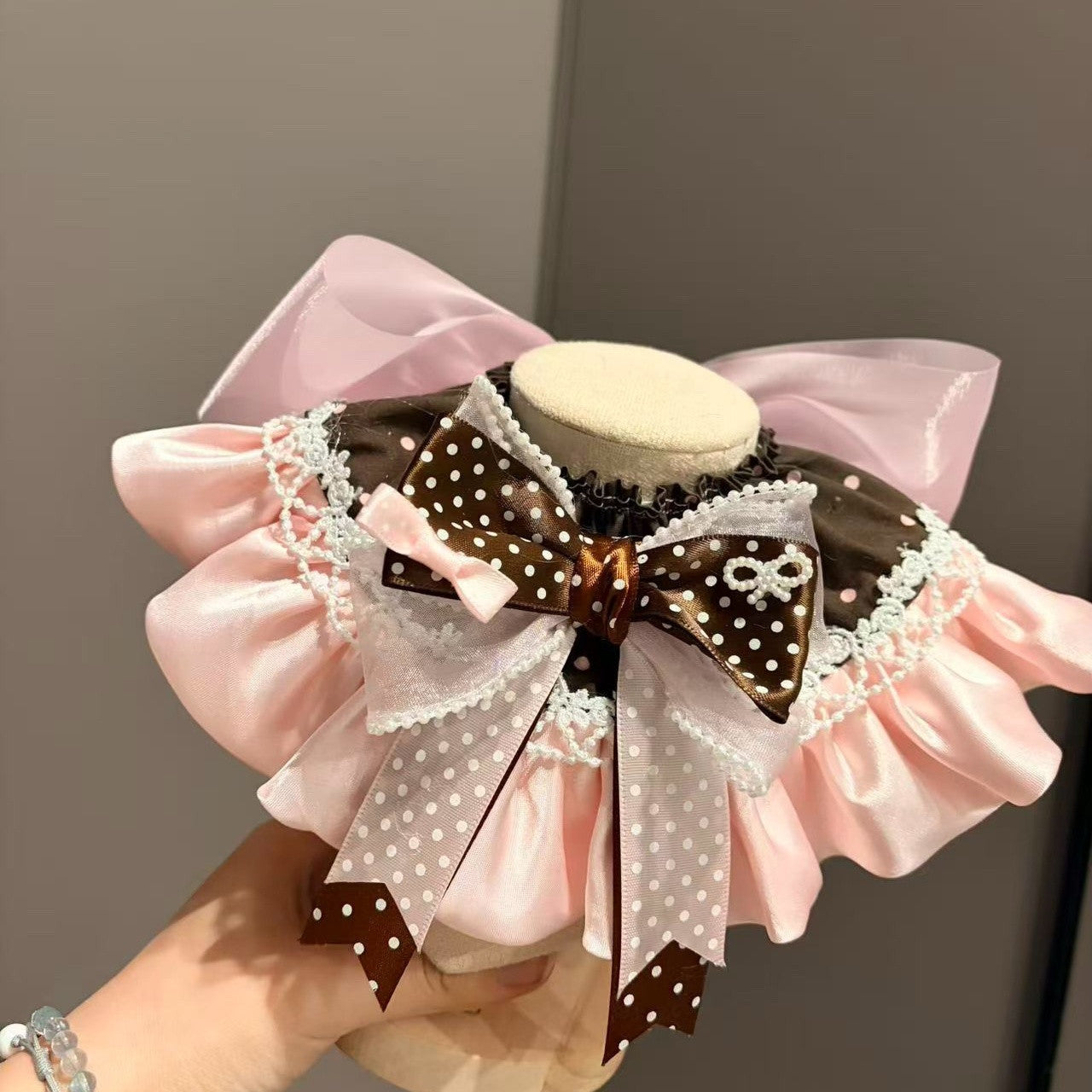 Handmade Cute Bow Princess Pet Bib Bandana Adjustable Pet Neck Collar Saliva Towel Fashion Decor Accessory For Dog Cat Ideal For Wedding Holiday Photography