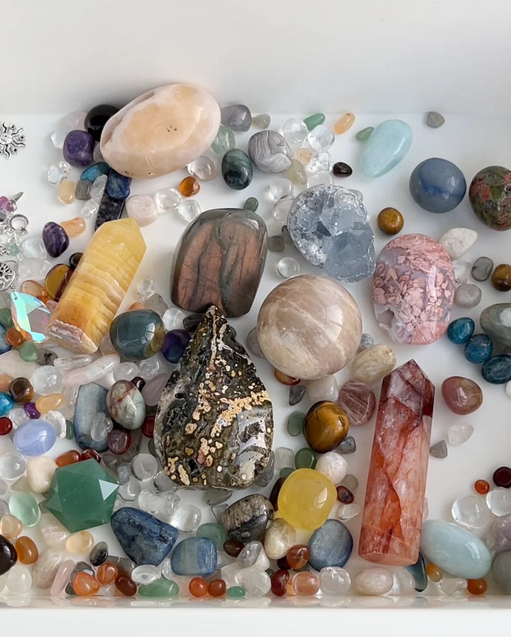 Crystal Abundance Scoop — 100% Certified Natural Crystals
