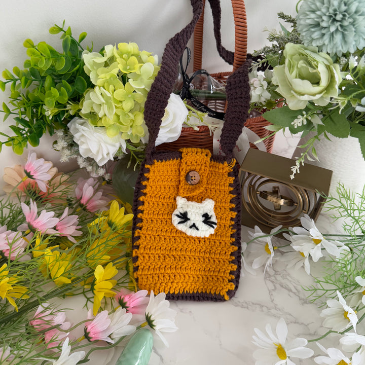 knitted remembrance pouch for pet keepsake