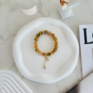 pet loss bracelet with charm