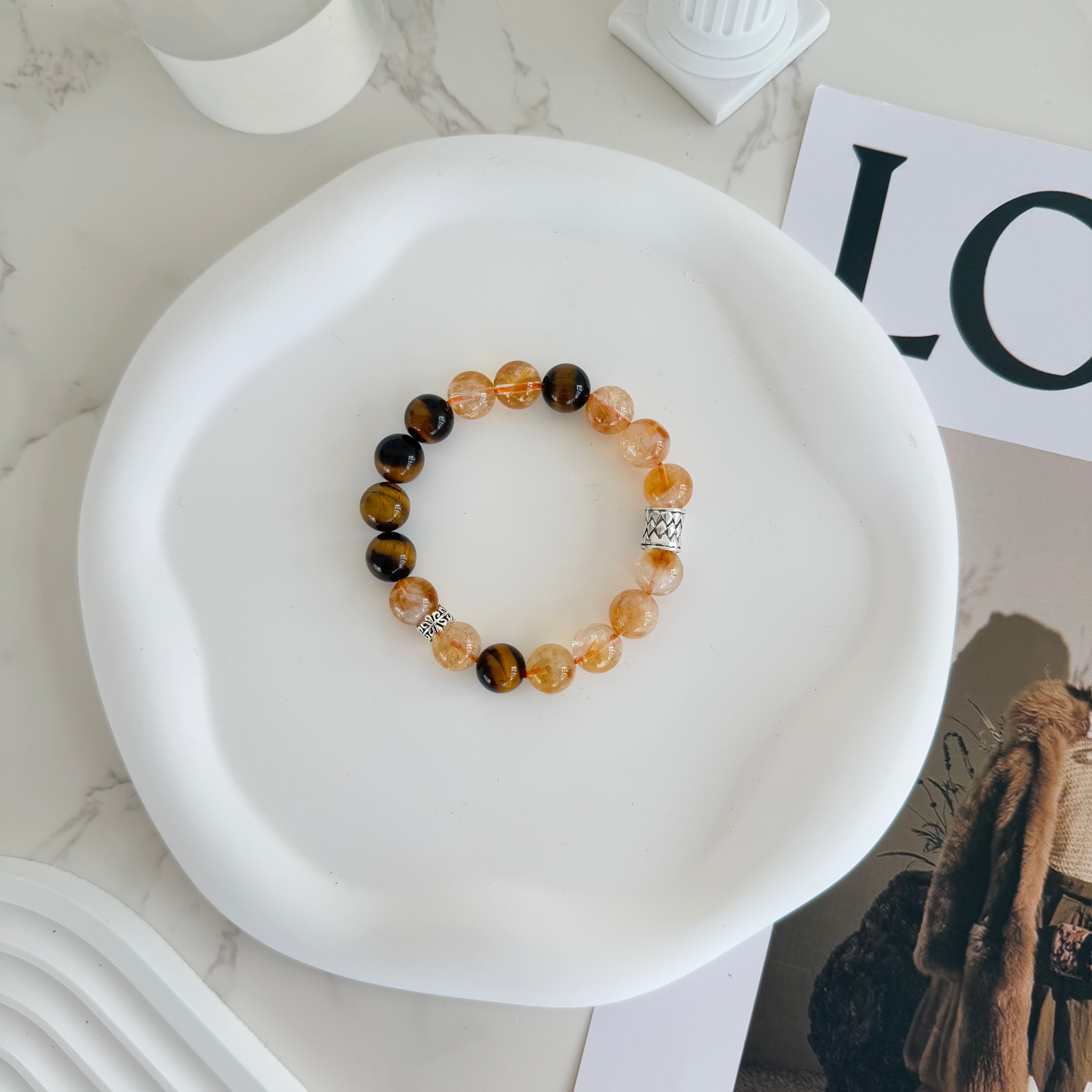 energy crystal pet memorial bracelet