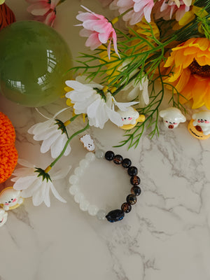 Halloween cat remembrance bracelet gift