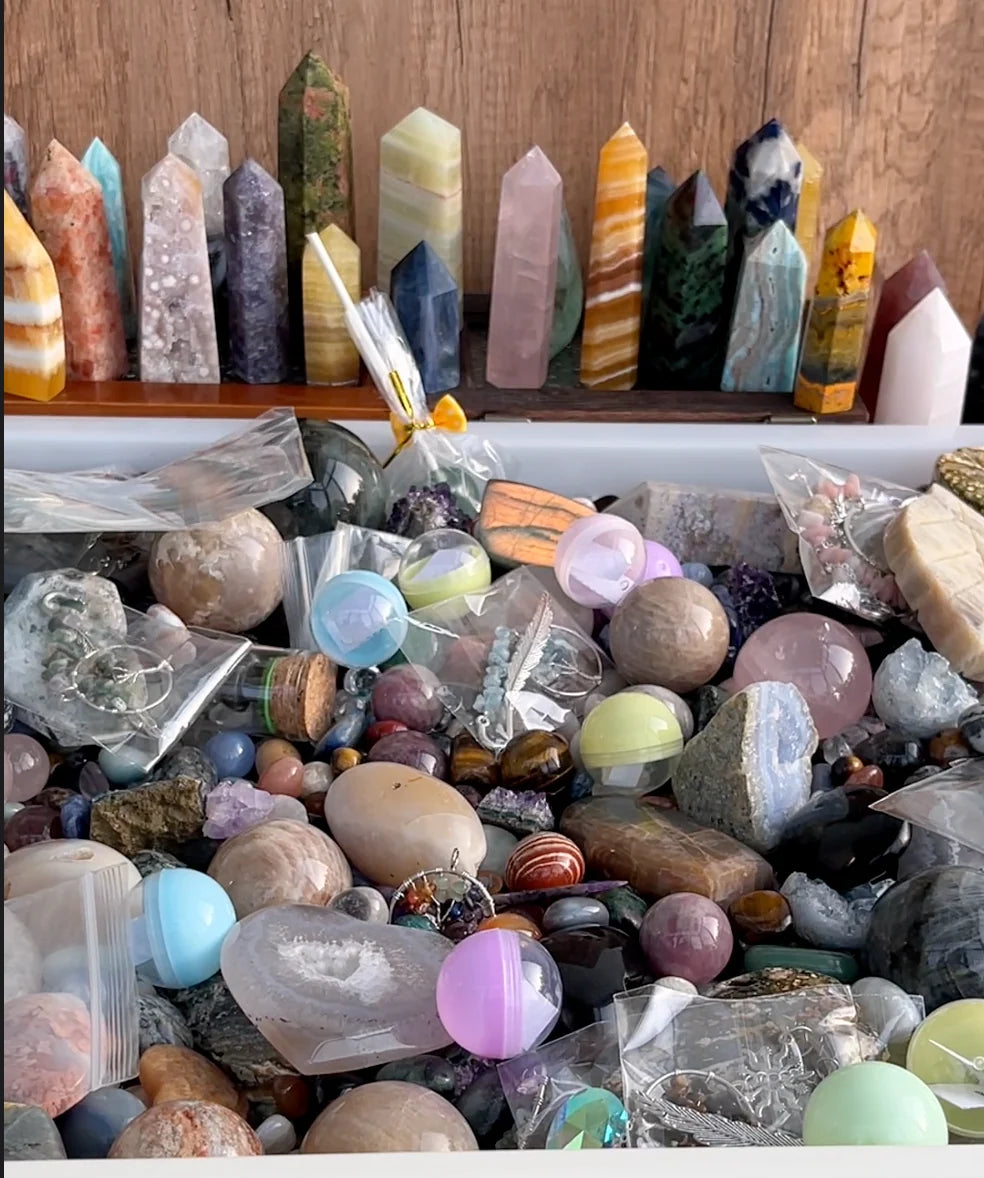 Crystal Abundance Scoop — 100% Certified Natural Crystals