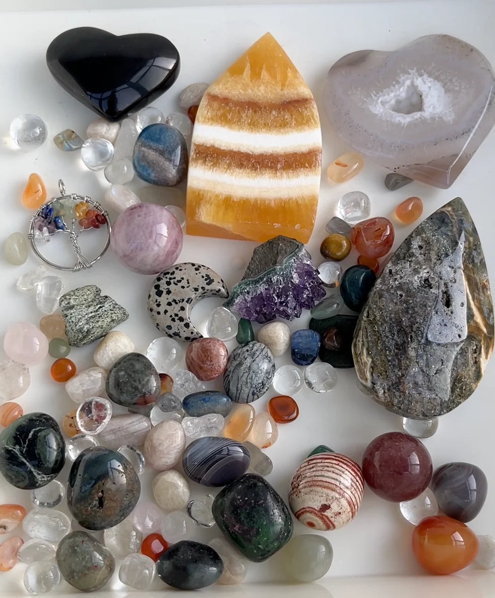 Crystal Abundance Scoop — 100% Certified Natural Crystals