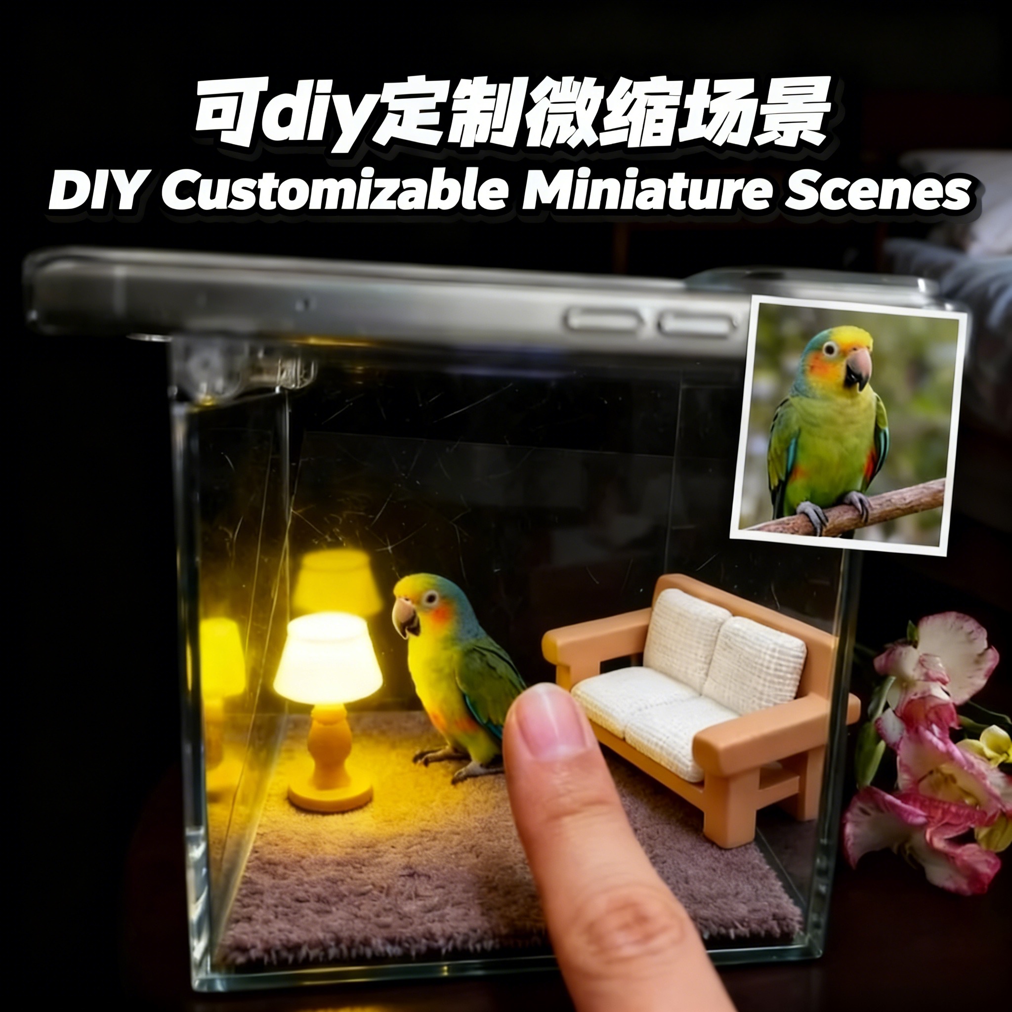 Projector Pets Pet Hologram Interactive Memorial Box - 3D Holographic Projector to Ke