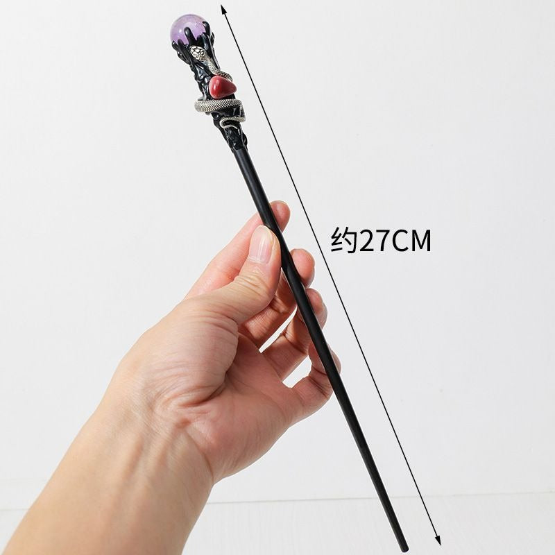 Magic Crystal Fairy Wand, Halloween Party Prop, Must‑Have for Princess and Witch Role‑Play Cosplay