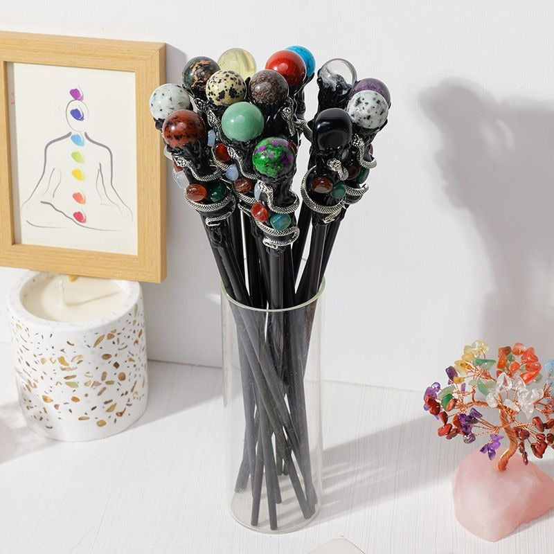Magic Crystal Fairy Wand, Halloween Party Prop, Must‑Have for Princess and Witch Role‑Play Cosplay