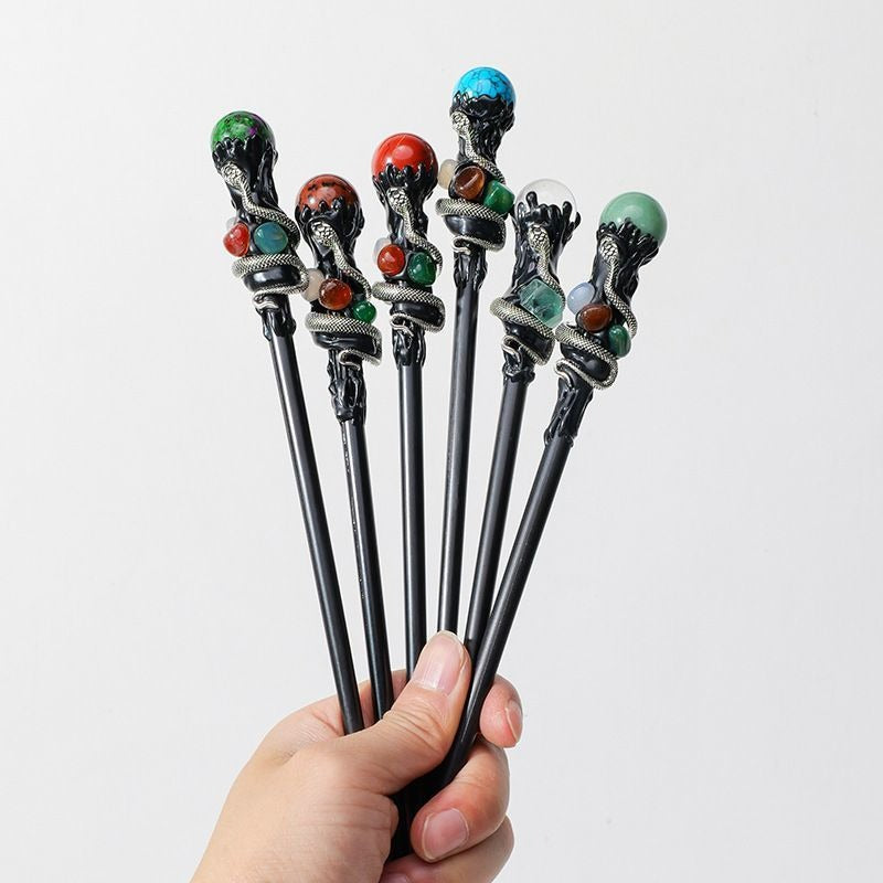 Magic Crystal Fairy Wand, Halloween Party Prop, Must‑Have for Princess and Witch Role‑Play Cosplay