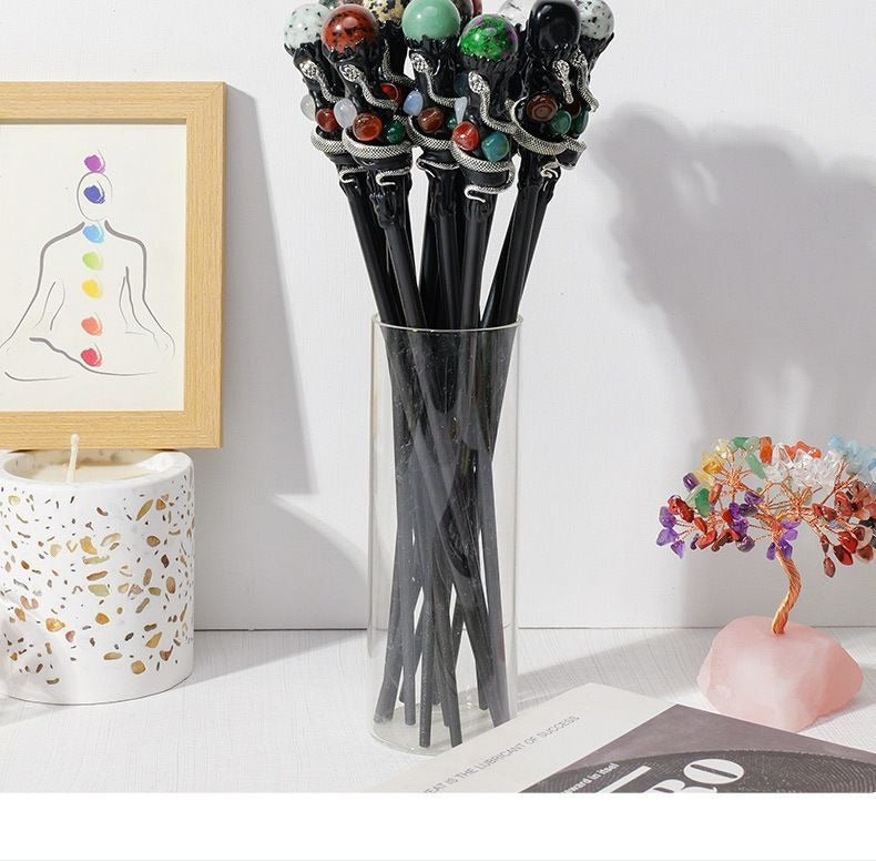 Magic Crystal Fairy Wand, Halloween Party Prop, Must‑Have for Princess and Witch Role‑Play Cosplay