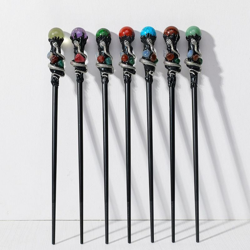 Magic Crystal Fairy Wand, Halloween Party Prop, Must‑Have for Princess and Witch Role‑Play Cosplay
