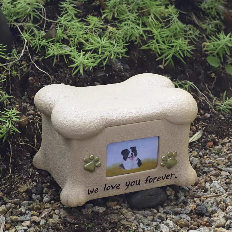 Handcrafted Resin Pet Memorial Casket & Ashes Urn – A Gentle Final Resting Place for Beloved Canine and Feline Companions
