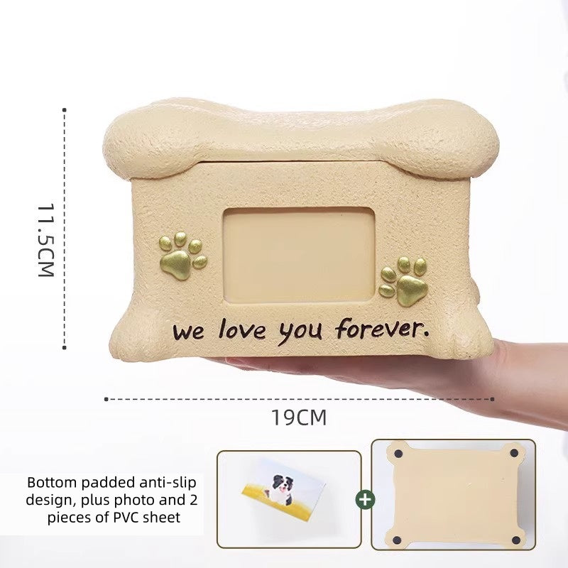 Handcrafted Resin Pet Memorial Casket & Ashes Urn – A Gentle Final Resting Place for Beloved Canine and Feline Companions