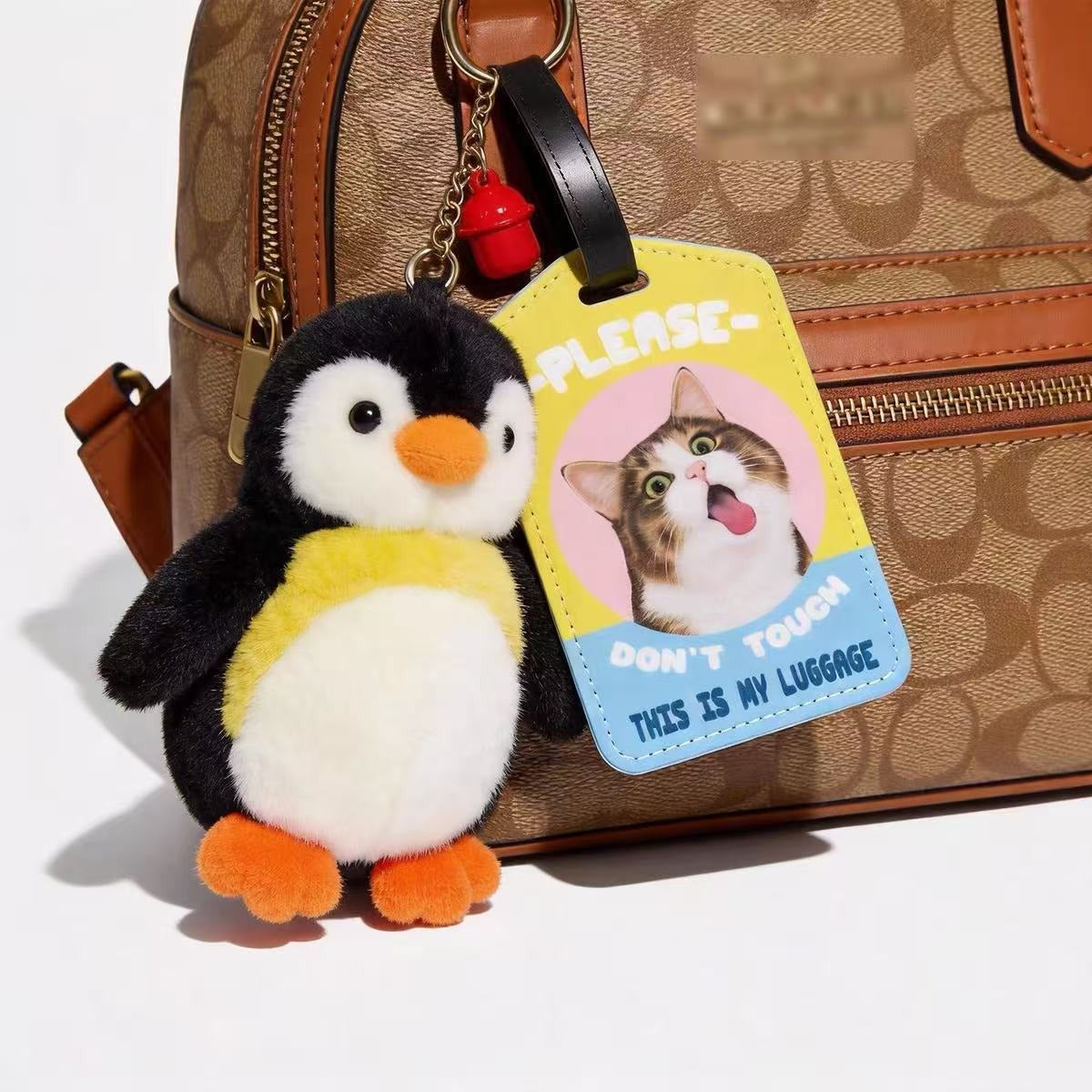 Custom Pet Luggage Tag Travel Boarding Pass Cat Dog Accessory Gift Bag Charm Creative Gift Diy