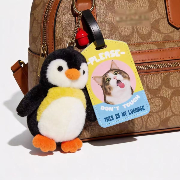 Custom Pet Luggage Tag Travel Boarding Pass Cat Dog Accessory Gift Bag Charm Creative Gift Diy
