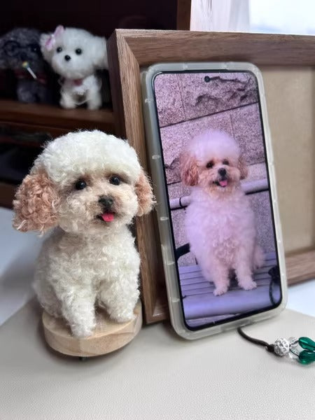 Custom Cat Figurine - Handcrafted Pet Memorial (Keychain/Brooch/Photo Frame Options)