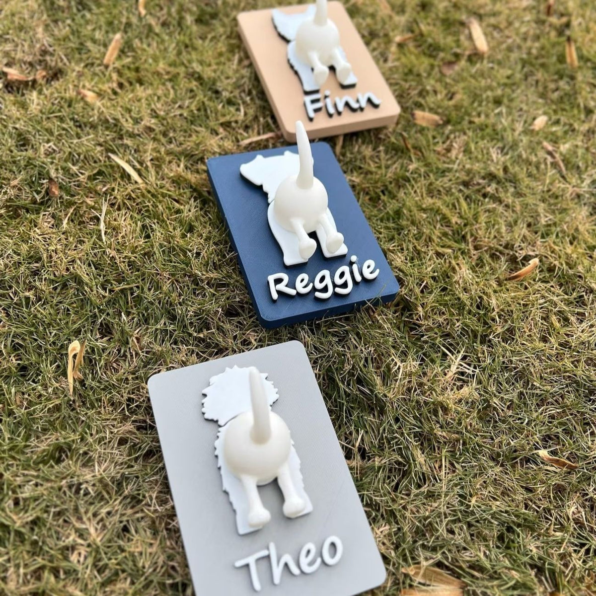 Customizable Pet Leash Holder Personalized Dog Pattern Pet Name Engraved Plastic Pet Accessory Storage Rack For Dog Lovers