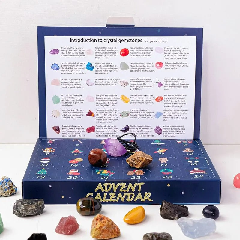 Kids Birthday Gift Crystal Blind Box Hole Punch Draw Toy Boys Girls Gemstone Rough Stone For Elementary Students