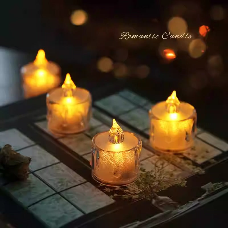 1PC-Battery Not Included-Mini Candle Lamp DIY Accessories High Aesthetic Creative Handmade Ambience Night Light