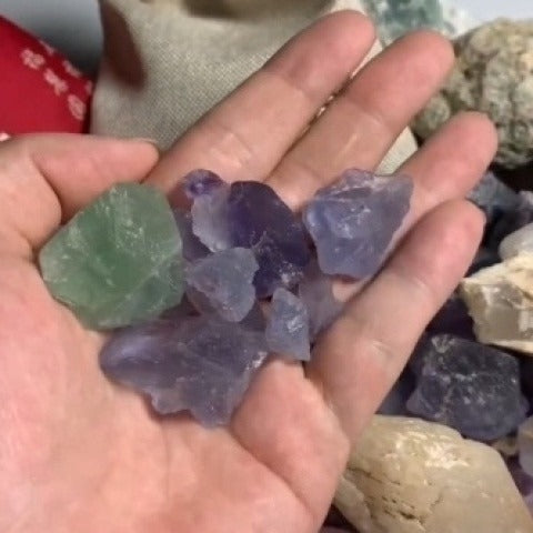 Natural Crystal Mystery Bag Blind Box Random Assorted Gemstones High Value For Crystal Cleansing Use