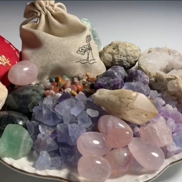 Natural Crystal Mystery Bag Blind Box Random Assorted Gemstones High Value For Crystal Cleansing Use