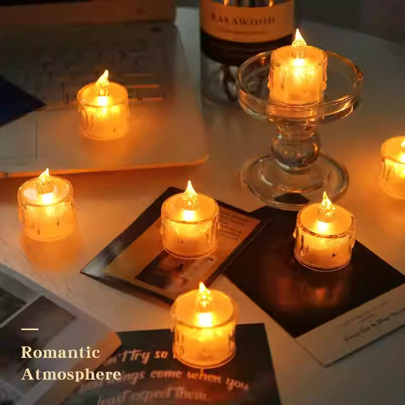 1PC-Battery Not Included-Mini Candle Lamp DIY Accessories High Aesthetic Creative Handmade Ambience Night Light