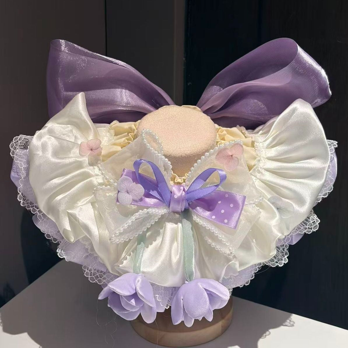Handmade Cute Bow Princess Pet Bib Bandana Adjustable Pet Neck Collar Saliva Towel Fashion Decor Accessory For Dog Cat Ideal For Wedding Holiday Photography