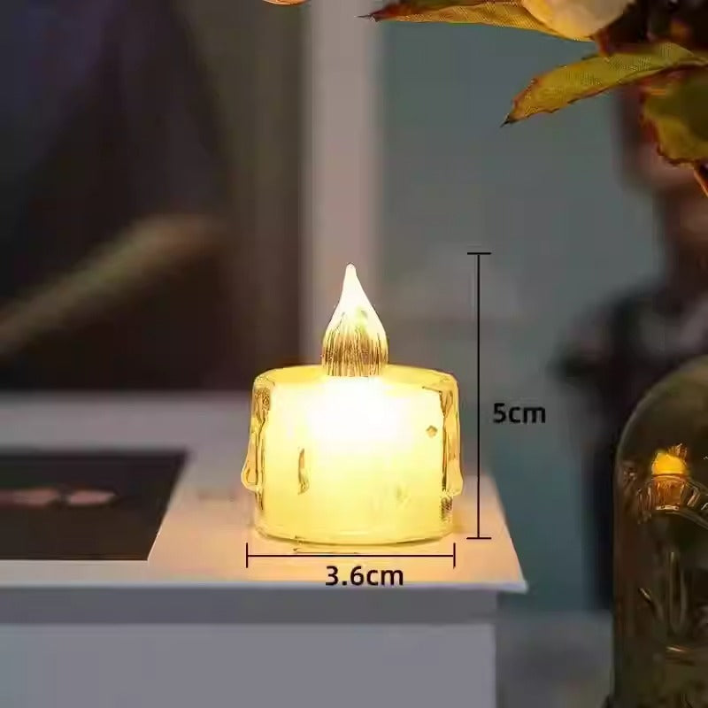 1PC-Battery Not Included-Mini Candle Lamp DIY Accessories High Aesthetic Creative Handmade Ambience Night Light