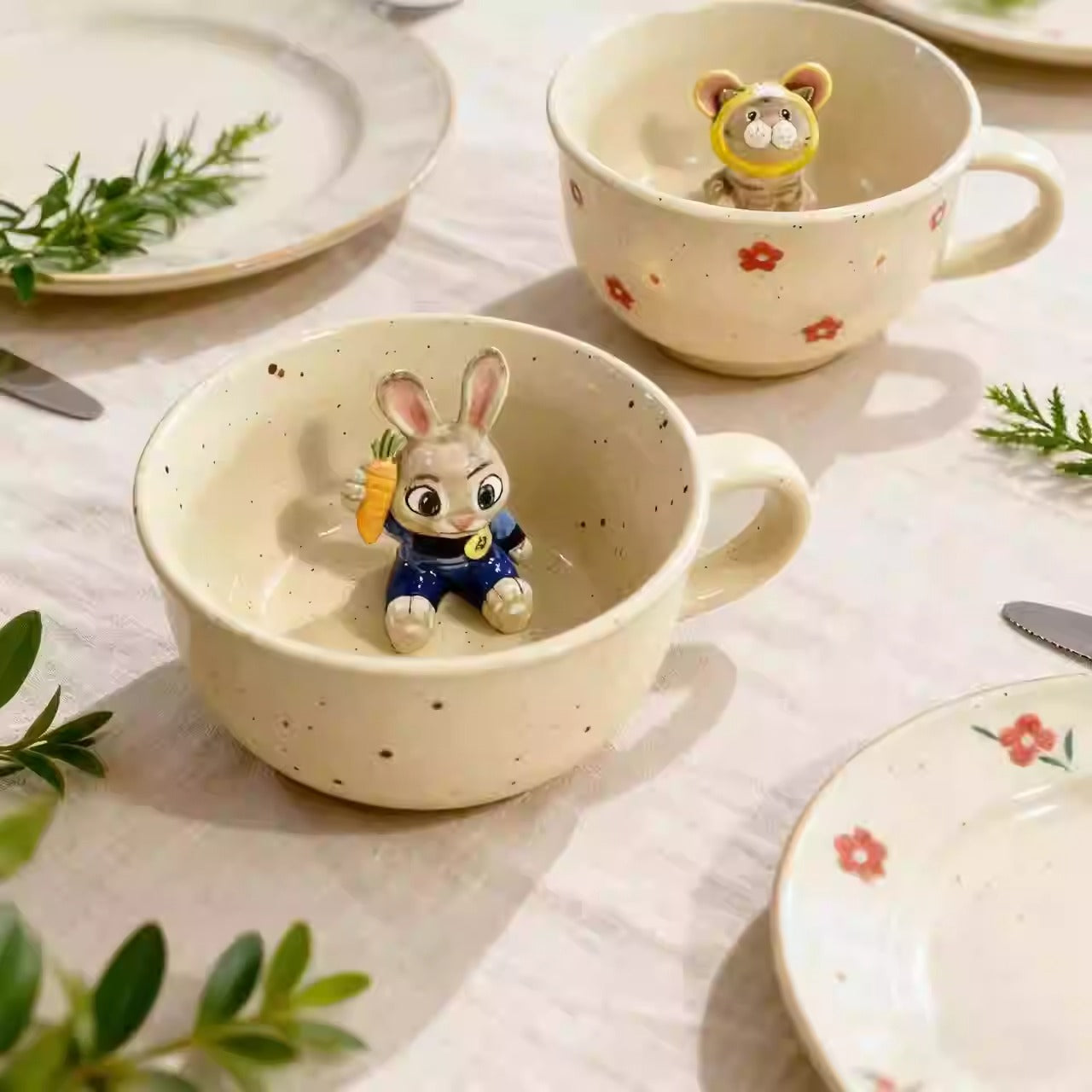 Handcrafted Custom Pet Ceramic Mug - Personalized Cat & Dog Coffee Cup Original Birthday Gift